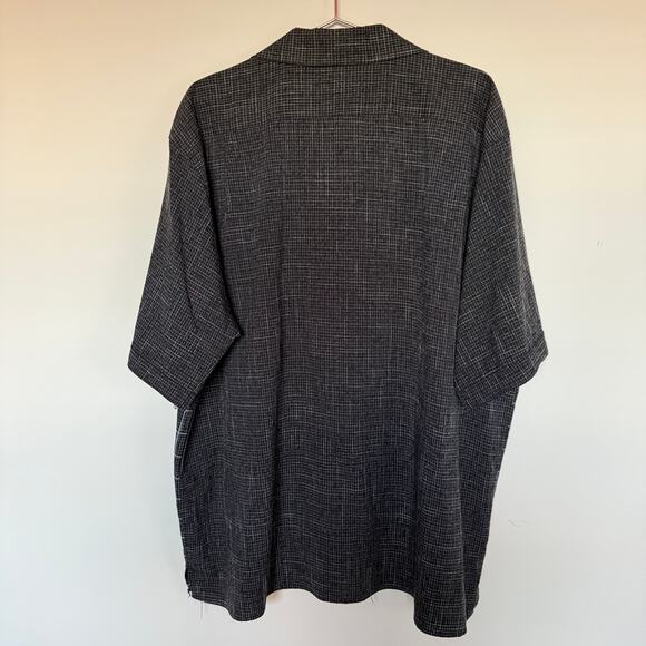 PRONTI COLLECTION BY PHITA Mens Shirt 3X Black Short Sleeve Geometric Club 70s - Picture 6 of 6